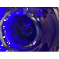 VTG Cobalt Blue Hand Blown Art Glass Vase 5.5"H