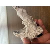 VTG Person On Waves Ceramic Planter 4.75"H