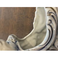 VTG Person On Waves Ceramic Planter 4.75"H