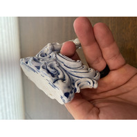 VTG Person On Waves Ceramic Planter 4.75"H