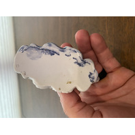 VTG Person On Waves Ceramic Planter 4.75"H