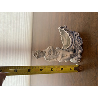 VTG Person On Waves Ceramic Planter 4.75"H