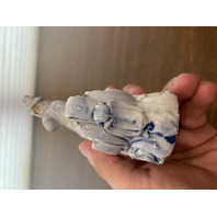 VTG Person On Waves Ceramic Planter 4.75"H