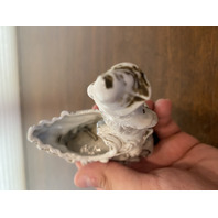 VTG Person On Waves Ceramic Planter 4.75"H