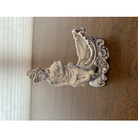 VTG Person On Waves Ceramic Planter 4.75"H