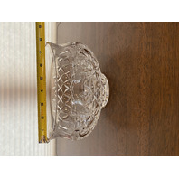 VTG WATERFORD Crystal LISMORE Bowl SIGNED 7.5"W HEAVY IRELAND