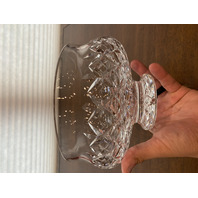 VTG WATERFORD Crystal LISMORE Bowl SIGNED 7.5"W HEAVY IRELAND