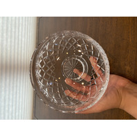 VTG WATERFORD Crystal LISMORE Bowl SIGNED 7.5"W HEAVY IRELAND