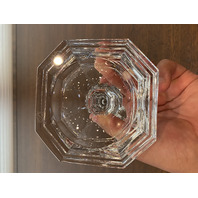 PAIR Of VTG BACCARAT Crystal REGENCE Candlesticks SIGNED 7.25"H FRANCE