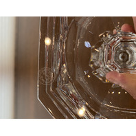 PAIR Of VTG BACCARAT Crystal REGENCE Candlesticks SIGNED 7.25"H FRANCE