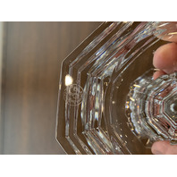 PAIR Of VTG BACCARAT Crystal REGENCE Candlesticks SIGNED 7.25"H FRANCE