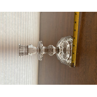 PAIR Of VTG BACCARAT Crystal REGENCE Candlesticks SIGNED 7.25"H FRANCE