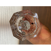 PAIR Of VTG BACCARAT Crystal REGENCE Candlesticks SIGNED 7.25"H FRANCE