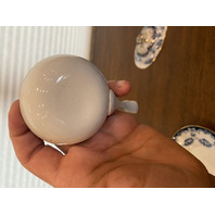 ANTIQUE ALBION POTTERY Blue/White Lidded Tureen W/Gold Accents & Underplate