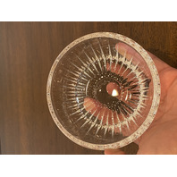 VTG VAL ST LAMBERT Crystal BALMORAL Pattern Bowl SIGNED W/BOX 5"W BELGIUM