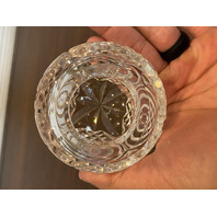 WATERFORD Cut Crystal Open Base Dome Shaped Paperweight, SIGNED 2.5"H