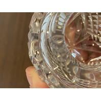 WATERFORD Cut Crystal Open Base Dome Shaped Paperweight, SIGNED 2.5"H