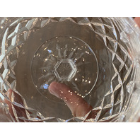 SET(3) VTG WATERFORD Crystal LISMORE Brandy Glasses SIGNED, IRELAND 5.25"H