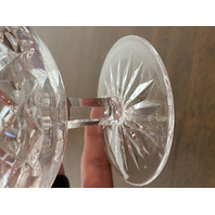 SET(3) VTG WATERFORD Crystal LISMORE Brandy Glasses SIGNED, IRELAND 5.25"H