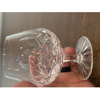 SET(3) VTG WATERFORD Crystal LISMORE Brandy Glasses SIGNED, IRELAND 5.25"H