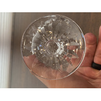 SET(3) VTG WATERFORD Crystal LISMORE Brandy Glasses SIGNED, IRELAND 5.25"H