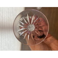 SET(4) VTG WATERFORD Crystal LISMORE Hock Wine Glasses SIGNED, IRELAND 7.5"H