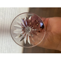 SET(4) VTG WATERFORD Crystal LISMORE Hock Wine Glasses SIGNED, IRELAND 7.5"H