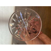 SET(4) VTG WATERFORD Crystal LISMORE Hock Wine Glasses SIGNED, IRELAND 7.5"H