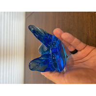 VTG Leo Ward 1994 Duo Blue Birds Of Happiness On/Heart Pedestal Figurine 2.75"H