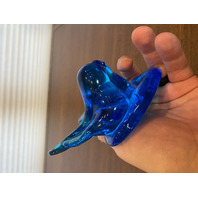 VTG Leo Ward 1994 Duo Blue Birds Of Happiness On/Heart Pedestal Figurine 2.75"H