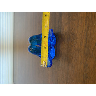 VTG Leo Ward 1994 Duo Blue Birds Of Happiness On/Heart Pedestal Figurine 2.75"H