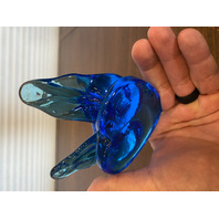 VTG Leo Ward 1994 Duo Blue Birds Of Happiness On/Heart Pedestal Figurine 2.75"H