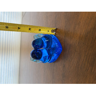 VTG Leo Ward 1994 Duo Blue Birds Of Happiness On/Heart Pedestal Figurine 2.75"H