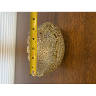 VTG MURANO Multicolored Silver Flake Confetti Ashtray Bowl 6"L ITALY