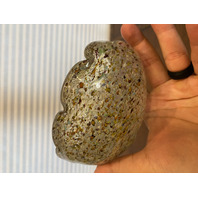 VTG MURANO Multicolored Silver Flake Confetti Ashtray Bowl 6"L ITALY