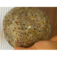 VTG MURANO Multicolored Silver Flake Confetti Ashtray Bowl 6"L ITALY