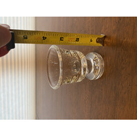 VTG STEUBEN Crystal Twisted Stem Toothpick Holder 3.25"H