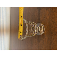 VTG STEUBEN Crystal Twisted Stem Toothpick Holder 3.25"H