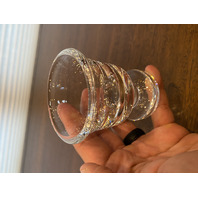 VTG STEUBEN Crystal Twisted Stem Toothpick Holder 3.25"H