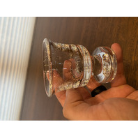 VTG STEUBEN Crystal Twisted Stem Toothpick Holder 3.25"H