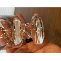 VTG STEUBEN Crystal Twisted Stem Toothpick Holder 3.25"H