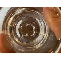 VTG STEUBEN Crystal Twisted Stem Toothpick Holder 3.25"H