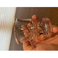 VTG STEUBEN Crystal Twisted Stem Toothpick Holder 3.25"H