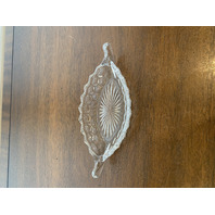 Small American Fostoria Dish & 8 Hand Blown Art Glass Candies SET(9)