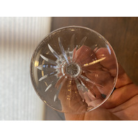 SET(8) VTG WATERFORD Crystal LISMORE Water Goblets 7"H, SIGNED, IRELAND