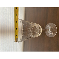 SET(8) VTG WATERFORD Crystal LISMORE Water Goblets 7"H, SIGNED, IRELAND