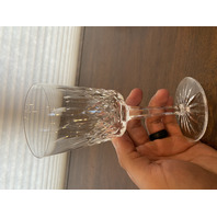 SET(8) VTG WATERFORD Crystal LISMORE Water Goblets 7"H, SIGNED, IRELAND