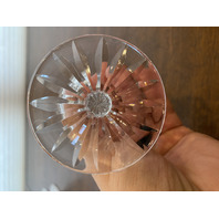 SET(12) VTG WATERFORD Crystal LISMORE Claret Wine Glasses SIGNED 5.75"H