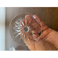 SET(12) VTG WATERFORD Crystal LISMORE Claret Wine Glasses SIGNED 5.75"H