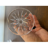 SET(12) VTG WATERFORD Crystal LISMORE Claret Wine Glasses SIGNED 5.75"H